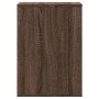 Corner chest of drawers made of brown oak engineered wood, measuring 40x41x58 cm. by , Drawers - Ref: Foro24-852840, Price: 7...