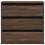 Corner chest of drawers made of brown oak engineered wood, measuring 60x41x58 cm. by , Drawers - Ref: Foro24-852849, Price: 9...