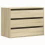 Cajonera de esquina madera ingeniería roble Sonoma 80x41x58 cm de , Cajoneras - Ref: Foro24-852854, Precio: 100,41 €, Descuen...