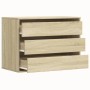 Cajonera de esquina madera ingeniería roble Sonoma 80x41x58 cm de , Cajoneras - Ref: Foro24-852854, Precio: 100,41 €, Descuen...