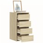 Cajonera de esquina madera ingeniería roble Sonoma 40x41x76 cm de , Cajoneras - Ref: Foro24-852863, Precio: 90,02 €, Descuent...