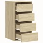 Cajonera de esquina madera ingeniería roble Sonoma 40x41x76 cm de , Cajoneras - Ref: Foro24-852863, Precio: 90,02 €, Descuent...