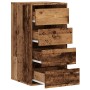 Cómoda de esquina madera de ingeniería envejecida 40x41x76 cm de , Cajoneras - Ref: Foro24-852868, Precio: 94,60 €, Descuento: %