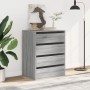 Cajonera de esquina madera ingeniería gris Sonoma 60x41x76 cm de , Cajoneras - Ref: Foro24-852875, Precio: 111,51 €, Descuent...