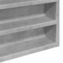 Engineered wood display case in concrete gray, 100x8.5x50 cm by , Shelves and shelves - Ref: Foro24-847950, Price: 49,33 €, D...