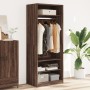 Engineered wood wardrobe in brown oak color, 80x50x200 cm. by , Wardrobes - Ref: Foro24-3307699, Price: 181,14 €, Discount: %