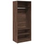 Engineered wood wardrobe in brown oak color, 80x50x200 cm. by , Wardrobes - Ref: Foro24-3307699, Price: 181,14 €, Discount: %