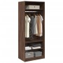 Engineered wood wardrobe in brown oak color, 80x50x200 cm. by , Wardrobes - Ref: Foro24-3307699, Price: 181,14 €, Discount: %