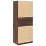 Engineered wood wardrobe in brown oak color, 80x50x200 cm. by , Wardrobes - Ref: Foro24-3307699, Price: 181,14 €, Discount: %