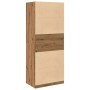 Armario de madera de ingeniería roble artesanal 80x50x200 cm de , Armarios roperos - Ref: Foro24-3307701, Precio: 186,78 €, D...