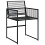 11-piece black synthetic rattan garden dining set by , Garden sets - Ref: Foro24-3295054, Price: 670,99 €, Discount: %