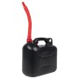 Bidón de combustible boquilla flexible 3 ud plástico negro 10 l de , Garrafas para combustible portátiles - Ref: Foro24-15504...