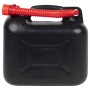 Bidón de combustible boquilla flexible 3 ud plástico negro 10 l de , Garrafas para combustible portátiles - Ref: Foro24-15504...