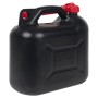 Bidón de combustible boquilla flexible 3 ud plástico negro 10 l de , Garrafas para combustible portátiles - Ref: Foro24-15504...