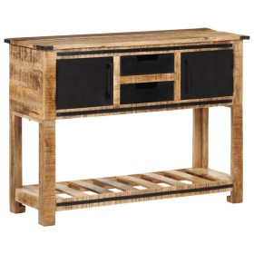 Solid mango wood console table 100x35x75 cm by , Side tables - Ref: Foro24-374058, Price: 214,07 €, Discount: %