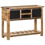 Solid mango wood console table 100x35x75 cm by , Side tables - Ref: Foro24-374058, Price: 214,99 €, Discount: %