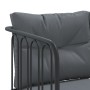 Garden sofa with black steel frame and textilene cushions by , Garden sets - Ref: Foro24-3283746, Price: 339,68 €, Discount: %