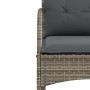 Garden rocking chair with gray synthetic rattan cushions by , Garden chairs - Ref: Foro24-369020, Price: 105,38 €, Discount: %