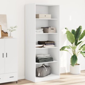 Engineered wood white wardrobe 80x50x200 cm by , Wardrobes - Ref: Foro24-3307720, Price: 181,99 €, Discount: %