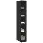 Engineered wood black wardrobe 30x50x200 cm by , Wardrobes - Ref: Foro24-3307703, Price: 131,99 €, Discount: %