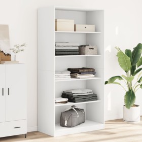 Weißer Sperrholzschrank 100x50x200 cm von , Kleiderschränke - Ref: Foro24-3307729, Preis: 208,99 €, Rabatt: %