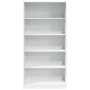 Armario de madera contrachapada blanco 100x50x200 cm de , Armarios roperos - Ref: Foro24-3307729, Precio: 208,37 €, Descuento: %