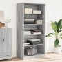 Armario de madera contrachapada gris Sonoma 100x50x200 cm de , Armarios roperos - Ref: Foro24-3307734, Precio: 205,99 €, Desc...