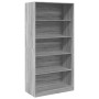 Armario de madera contrachapada gris Sonoma 100x50x200 cm de , Armarios roperos - Ref: Foro24-3307734, Precio: 205,99 €, Desc...