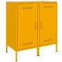 Cold-rolled steel sideboard, 2 pieces, yellow, 36x39x79 cm by , Sideboards - Ref: Foro24-843019, Price: 217,99 €, Discount: %