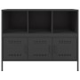 Kaltgewalzter schwarzer Stahlschrank 100,5x39x79 cm von , Sideboards - Ref: Foro24-843090, Preis: 154,76 €, Rabatt: %