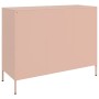 Aparador de acero laminado en frío rosa 100,5x39x79 cm de , Aparadores - Ref: Foro24-843025, Precio: 183,86 €, Descuento: %