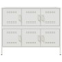 Kaltgewalzter weißer Stahlschrank 100,5x39x79 cm von , Sideboards - Ref: Foro24-843101, Preis: 184,37 €, Rabatt: %