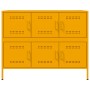 Cold-rolled steel sideboard in yellow, 100.5x39x79 cm by , Sideboards - Ref: Foro24-843099, Price: 184,37 €, Discount: %