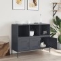 Cold-rolled anthracite gray steel sideboard 100.5x39x79 cm by , Sideboards - Ref: Foro24-843092, Price: 164,81 €, Discount: %