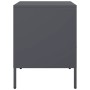 Bedside tables 2 units anthracite gray steel 36x39x50.5 cm by , Nightstands - Ref: Foro24-843059, Price: 141,00 €, Discount: %