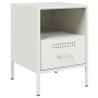 Bedside tables 2 units, white laminated steel, 36x39x50.5 cm by , Nightstands - Ref: Foro24-843065, Price: 141,00 €, Discount: %