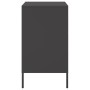 Bedside tables 2 units cold-rolled steel black 36x39x68 cm by , Nightstands - Ref: Foro24-843067, Price: 137,01 €, Discount: %