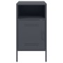 Bedside tables 2 units anthracite gray steel 36x39x68 cm by , Nightstands - Ref: Foro24-843071, Price: 145,68 €, Discount: %