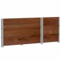 Pallet necklaces 3 units solid pine wood brown 100x50 cm by , Loading platforms and pallets - Ref: Foro24-3295373, Price: 84,...