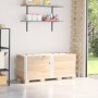 Pallet necklaces, 3 units, solid pine wood, 150x50 cm. by , Loading platforms and pallets - Ref: Foro24-3295378, Price: 106,8...