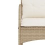 Silla mecedora de jardín con cojines ratán sintético beige de , Sillas de jardín - Ref: Foro24-369022, Precio: 105,27 €, Desc...