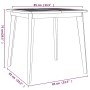 Solid acacia wood garden table 85x85x75 cm by vidaXL, Garden tables - Ref: Foro24-310300, Price: 120,99 €, Discount: %