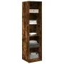 Armario de madera de ingeniería roble ahumado 50x50x200 cm by , Wardrobes - Ref: Foro24-3307715, Price: 126,43 €, Discount: %