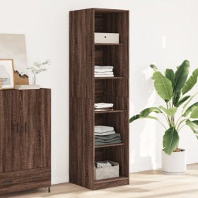 Engineered wood brown oak wardrobe 50x50x200 cm by , Wardrobes - Ref: Foro24-3307717, Price: 148,99 €, Discount: %