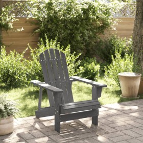 Adirondack chair made of solid gray fir wood 69x85x90.5 cm by , Garden chairs - Ref: Foro24-4007244, Price: 80,99 €, Discount: %