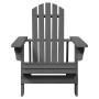 Adirondack chair made of solid gray fir wood 69x85x90.5 cm by , Garden chairs - Ref: Foro24-4007244, Price: 86,07 €, Discount: %