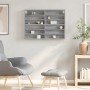 Vitrina de madera de ingeniería gris Sonoma 80x8,5x58 cm de , Estantes y estanterías - Ref: Foro24-847959, Precio: 49,92 €, D...