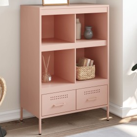 Cold-rolled steel sideboard in pink 68x39x101.5 cm by , Sideboards - Ref: Foro24-843103, Price: 170,40 €, Discount: %