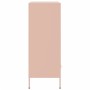 Aparador de acero laminado en frío rosa 68x39x101,5 cm de , Aparadores - Ref: Foro24-843103, Precio: 170,36 €, Descuento: %