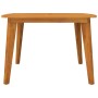 Solid acacia wood garden table 110x110x75 cm by vidaXL, Garden tables - Ref: Foro24-310302, Price: 136,38 €, Discount: %